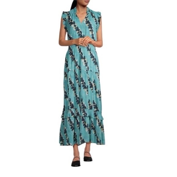 Nic+Zoe Rolling Reef Dress in Aqua Multi SZ 6 - Picture 1 of 9